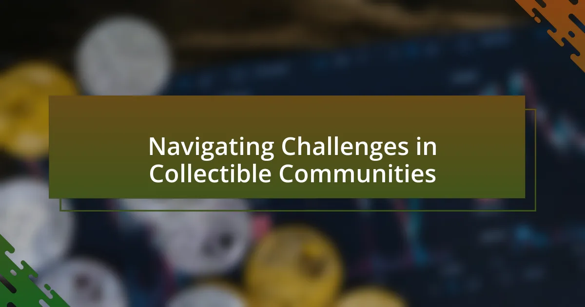 Navigating Challenges in Collectible Communities